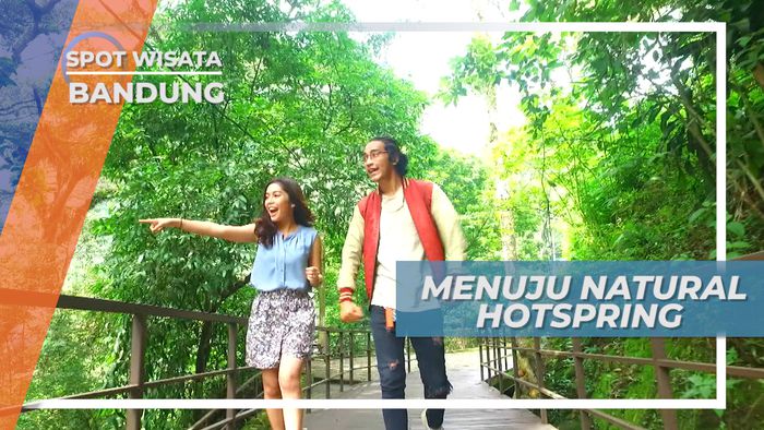 Pancaran Air Panas Alami di Maribaya Bandung