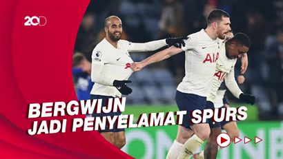 Dramatis! Tottenham Sungkurkan Leicester Berkat Dwigol Bergwijn di Injury Time