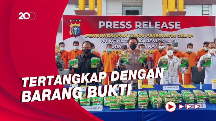 Detik-detik Polisi Gerebek Sabu 80 Kg dari Sindikat Malaysia