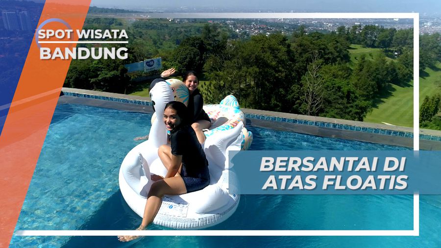 Kolam Renang Berpanorama Indah di Dago Atas Bandung