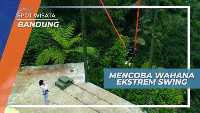 Uji Adrenalin, Mencoba Wahana Ayunan yang Bikin Deg-degan, Bandung