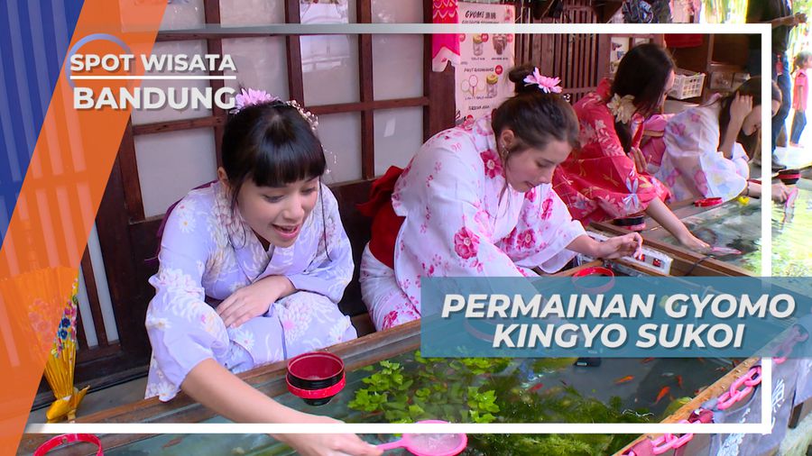 Gyomo Kingyo Sukoi, Serunya Menangkap Ikan Dengan Jaring dari Kertas, Bandung
