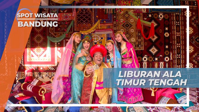 Cekrak-cekrek Berpose Cantik Ala Negeri 1001 Malam, Bandung