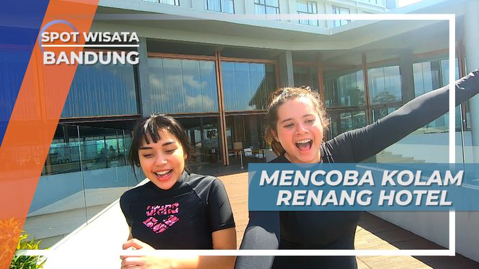 Menikmati Segarnya Air Kolam Renang Dengan Pemandangan Yang Super Duper Keren, Bandung