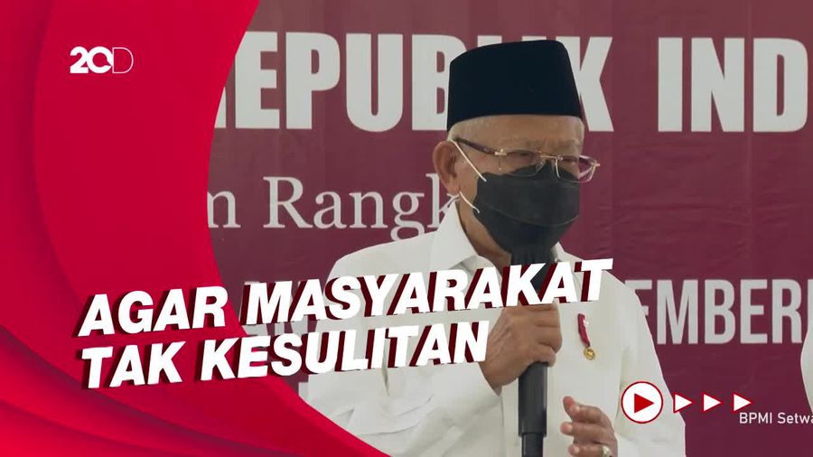 Wapres Maruf Minta Mendag Operasi Pasar, Cek Stok Minyak Goreng Wapres Maruf Minta Mendag Operasi Pasar, Cek Stok Minyak Goreng