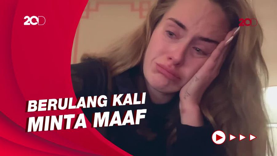 Menangis, Adele Umumkan Setengah Kru Konsernya Positif Covid-19