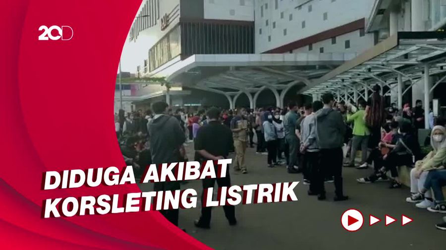 Suasana Terkini AEON Mall Sentul City Usai Kebakaran Terjadi
