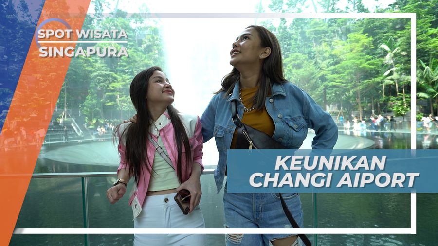 Mengunjungi Suasana Alami Air Terjun Buatan di Tengah-tengah Bandara, Singapura