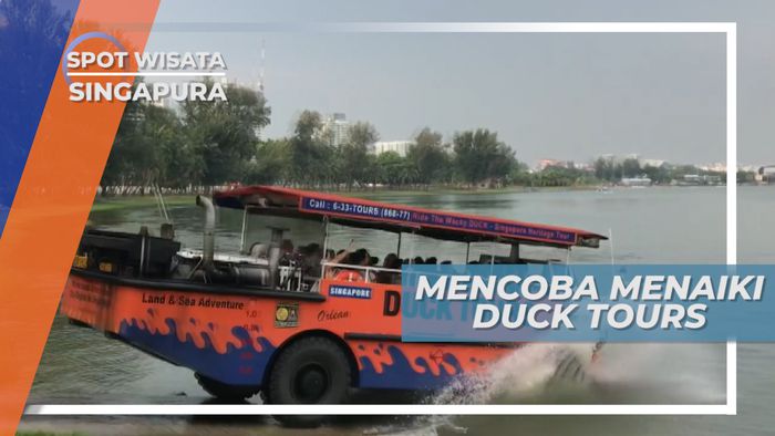 Berkeliling The Lion City Dengan Naik Duck Tours, Singapura