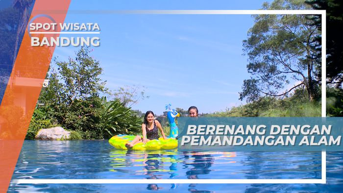Segarnya Berenang di Hotel Berlatar Pemandangan Pegunungan yang Indah, Bandung