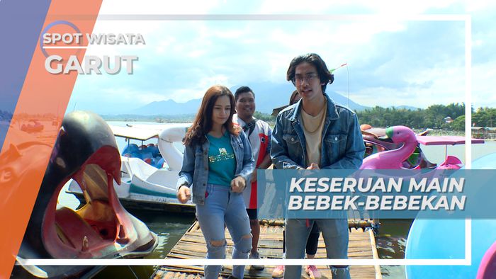 Situ Bagindit,  Menikmati Suasana Alam Pegunungan Dengan Naik Bebek Air, Garut