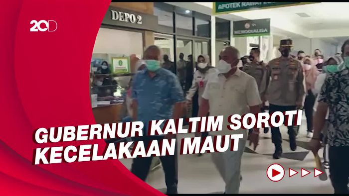 Gubernur Kaltim Jenguk Korban Kecelakaan Truk Maut Balikpapan