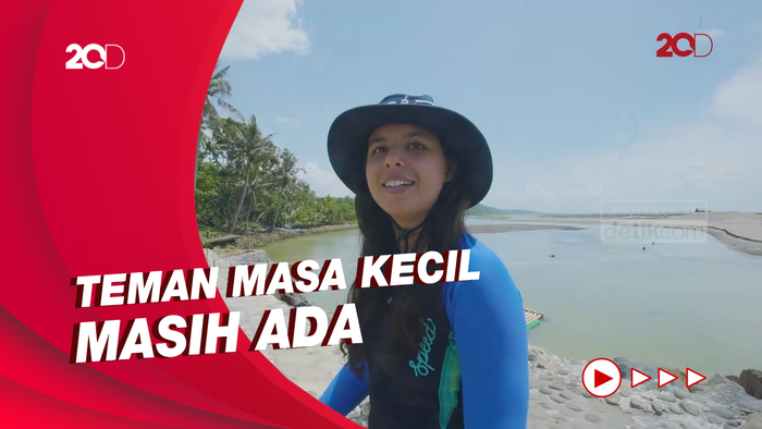 Masa Kecil Nadine Kaiser yang Menyenangkan di Pangandaran