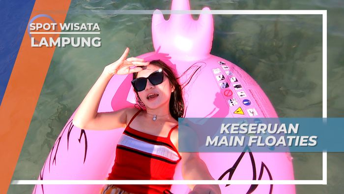 Tegal Mas Island, Bersantai Menikmati Angin Sepoi-sepoi Sambil Berfloaties Ria, Lampung