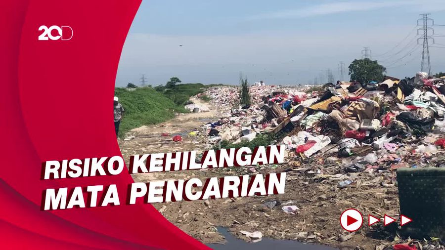 TPS Liar di Bantaran Kali CBL Tambun Ditutup, Warga Setempat Sedih