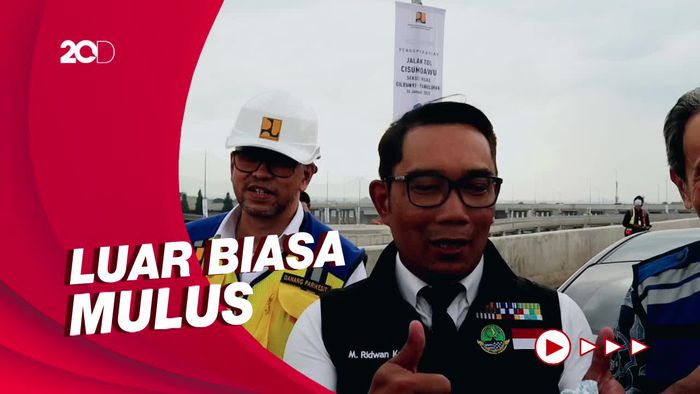 Ridwan Kamil Jajal Tol Cisumdawu-Targetkan Beroperasi Penuh Juni
