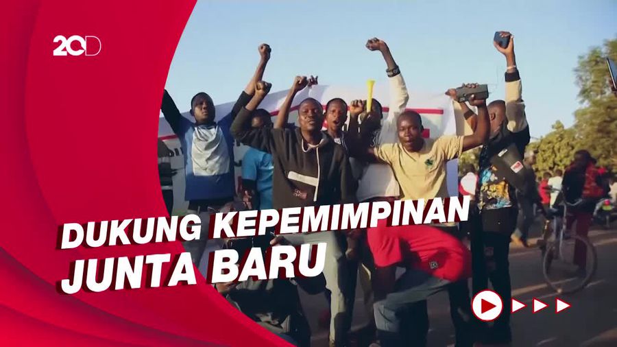 Presiden Burkina Faso Resmi Dikudeta, Warga Berpesta