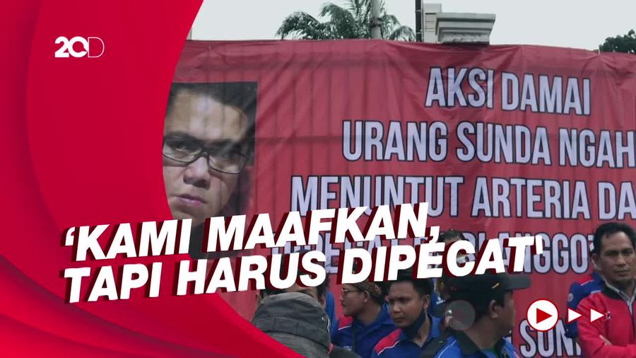 Masyarakat Sunda Geruduk DPR, Minta Arteria Dahlan Dipecat!