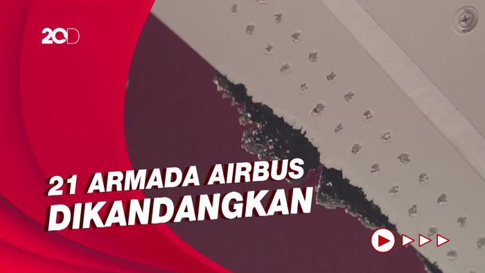 Melihat Kondisi Kerusakan Serius Pesawat Airbus A350 Qatar Airways