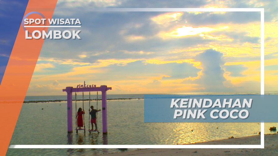 Keindahan Suasana Serba Pink, Lombok