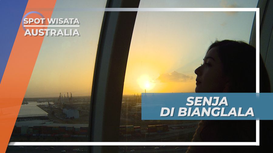 Melbourne Star, Romantisme Senja Berhias Matahari Cantik yang Mulai Tenggelam, Australia