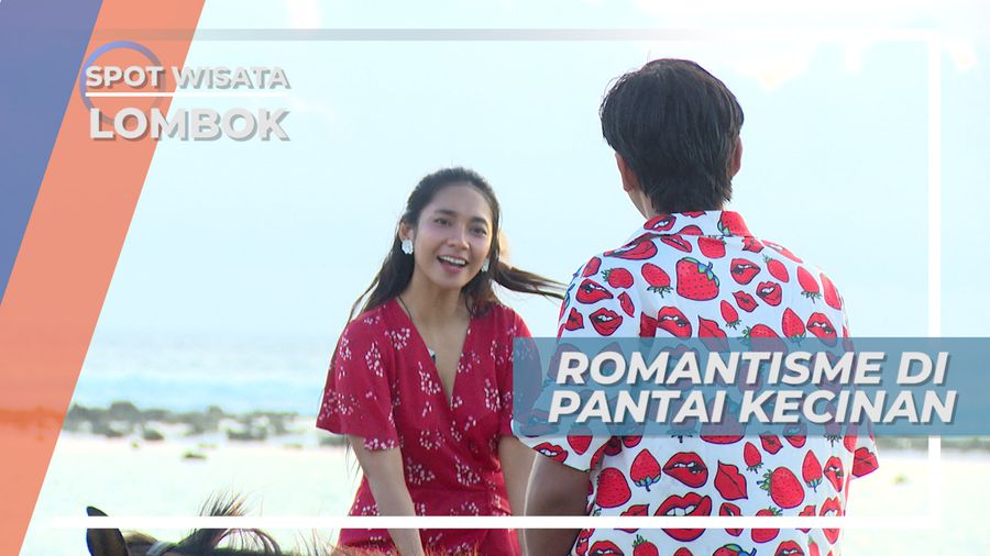 Romantisme Pantai Kecinan Kala Senja, Lombok