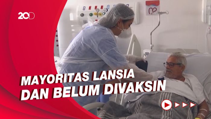 Situasi Rumah Sakit di Brasil yang Penuh dengan Pasien Covid-19