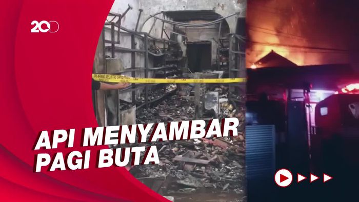 Kebakaran di Sukabumi, Satu Unit Toko Ludes Dilalap Api