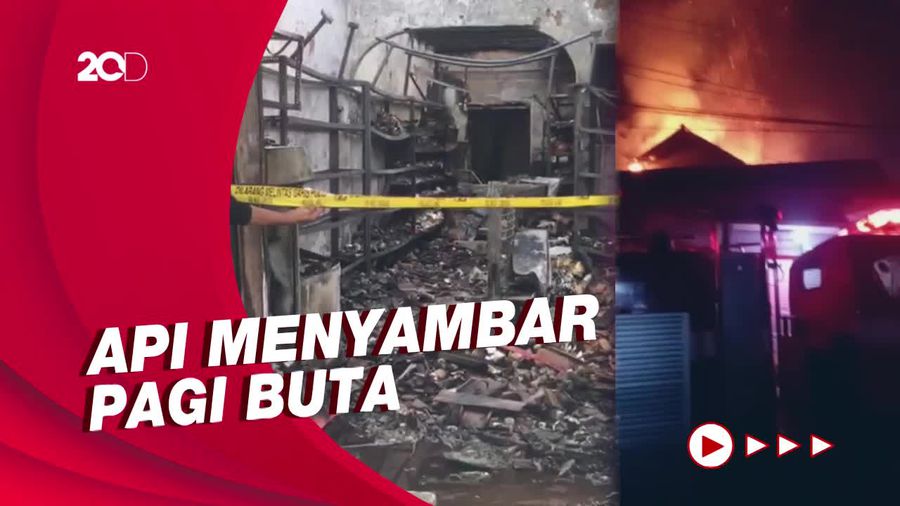 Kebakaran di Sukabumi, Satu Unit Toko Ludes Dilalap Api