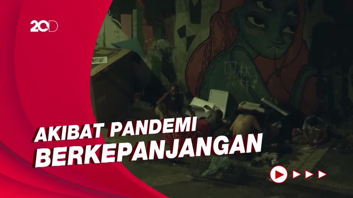 Duh! Jumlah Gelandangan di Sao Paulo Meningkat