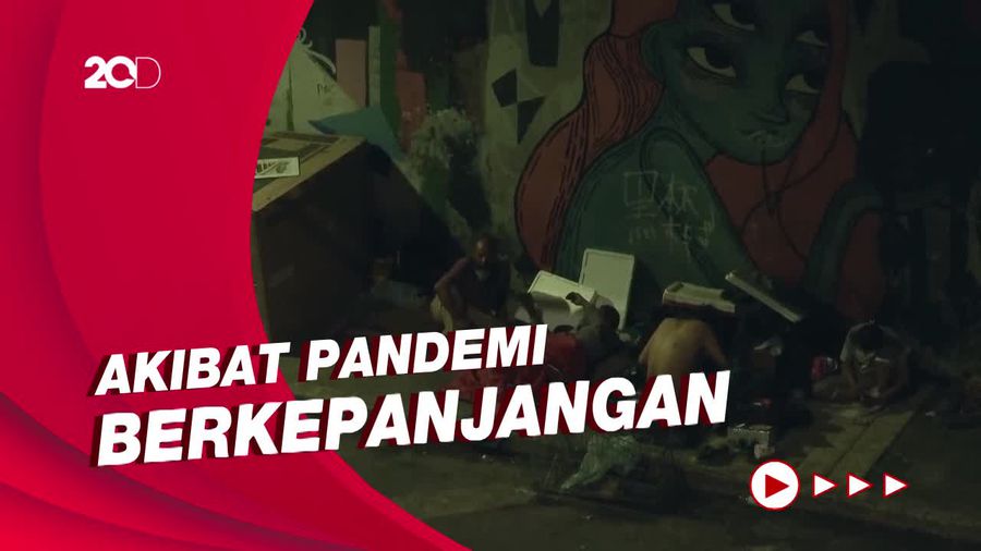 Duh! Jumlah Gelandangan di Sao Paulo Meningkat