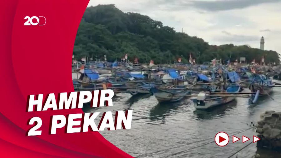 Nelayan Garut Enggan Melaut Gegara Angin Kencang