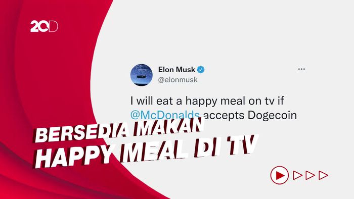 Elon Musk Tawarkan Dogecoin untuk Transaksi di McDonalds