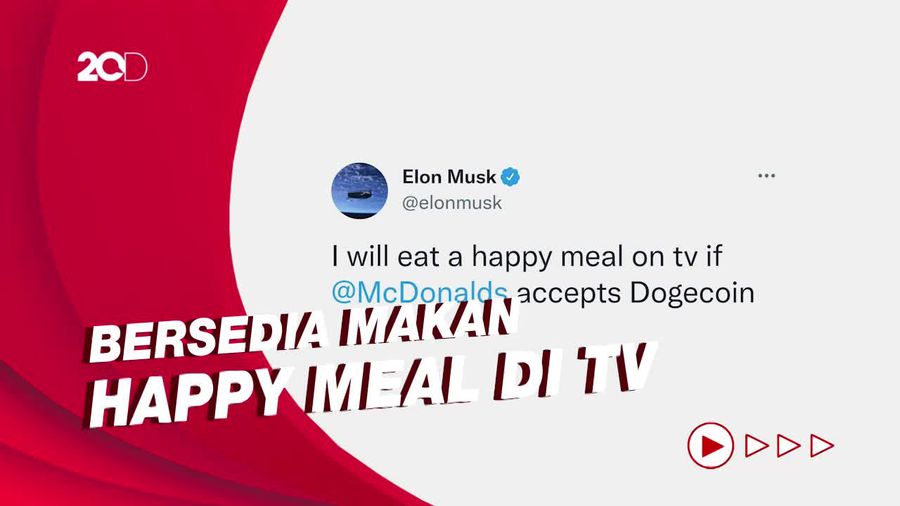 Elon Musk Tawarkan Dogecoin untuk Transaksi di McDonalds