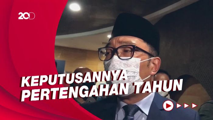 RK Ngaku Lebih Realistis Jadi Gubernur 2 Periode Ketimbang Nyapres