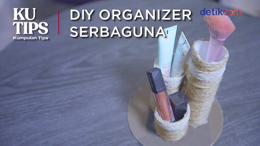 KuTips: Kreasi Organizer Serbaguna dari Karton Bekas Tisu Roll