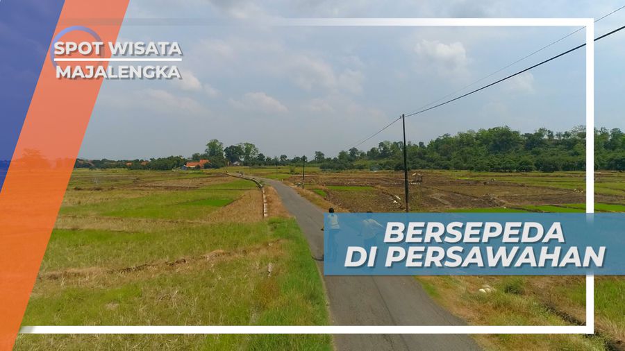 Bersepeda Menyusuri Persawahan Menikmati Sejuknya Udara Pedesaan, Majalengka