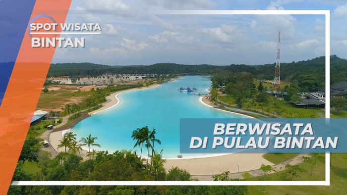 Manjakan Mata, Menikmati Birunya Air Kolam Renang Terbesar di Asia Tenggara, Bintan