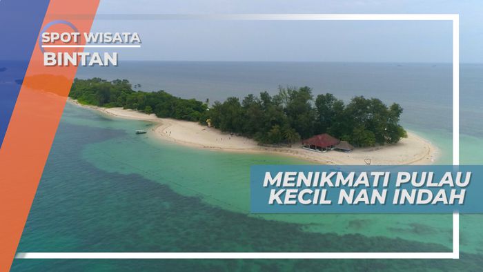 Sensasi Seru Bermain Ayunan di Lautan Pulau Pasir Putih, Bintan