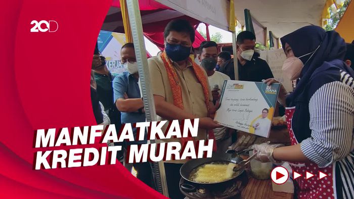 Airlangga Ajak Pelaku UMKM Berani Utang untuk Usaha