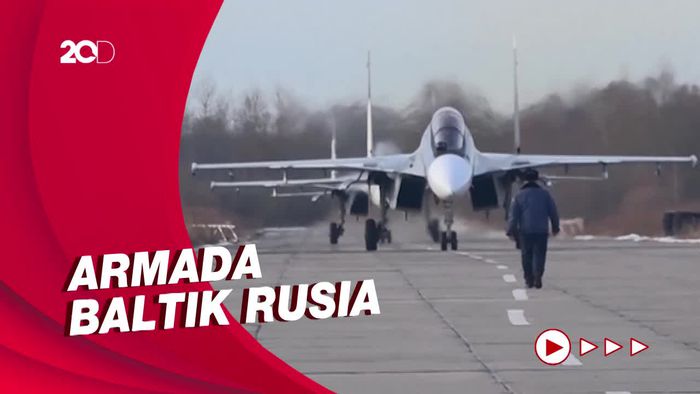 Rusia Pamerkan Kemampuan Jet Tempur Sukhoi SU-30SM2