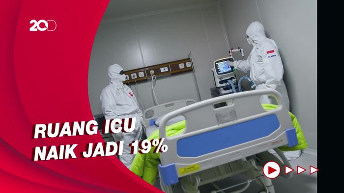 Meningkat 2%, BOR RS Rujukan Covid di Jakarta Jadi 56%