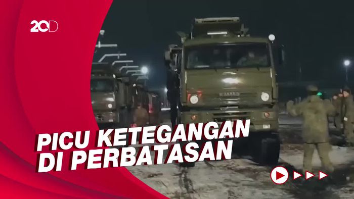 Rusia Tambah Kendaraan Militernya ke Belarusia