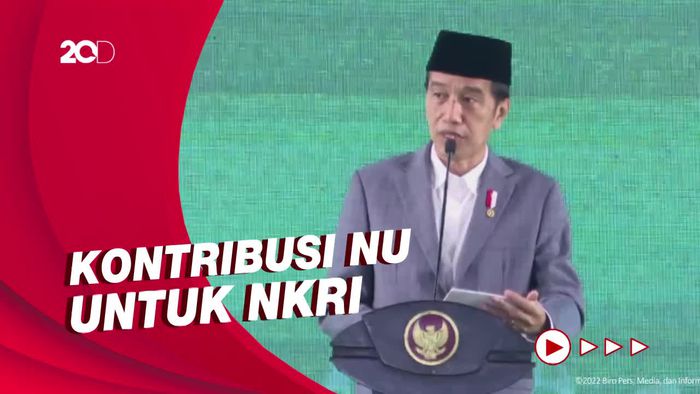 Sambutan Jokowi di Pengukuhan PBNU: Terima Kasih Sudah Menjaga NKRI