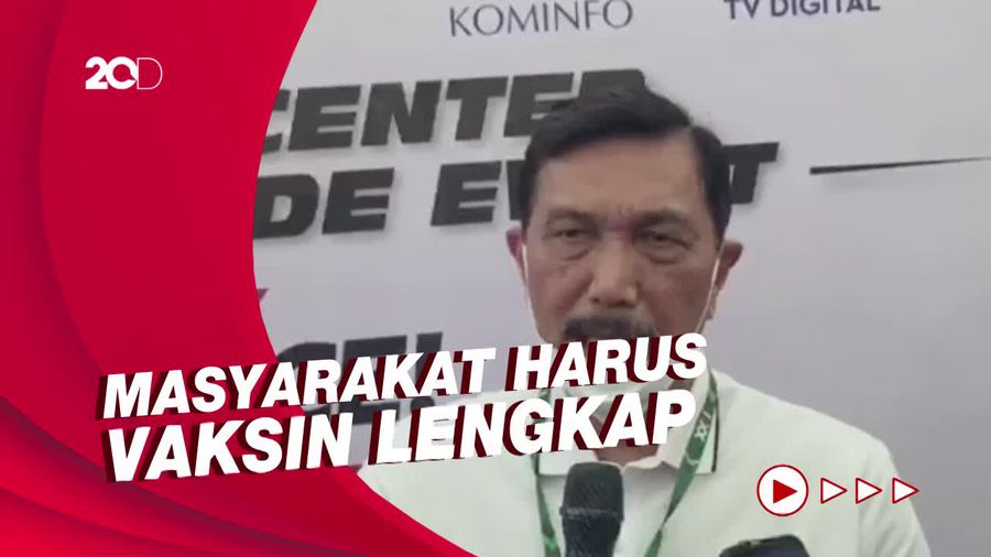 Luhut Sebut Mayoritas Pasien Covid Gejala Berat Belum Booster