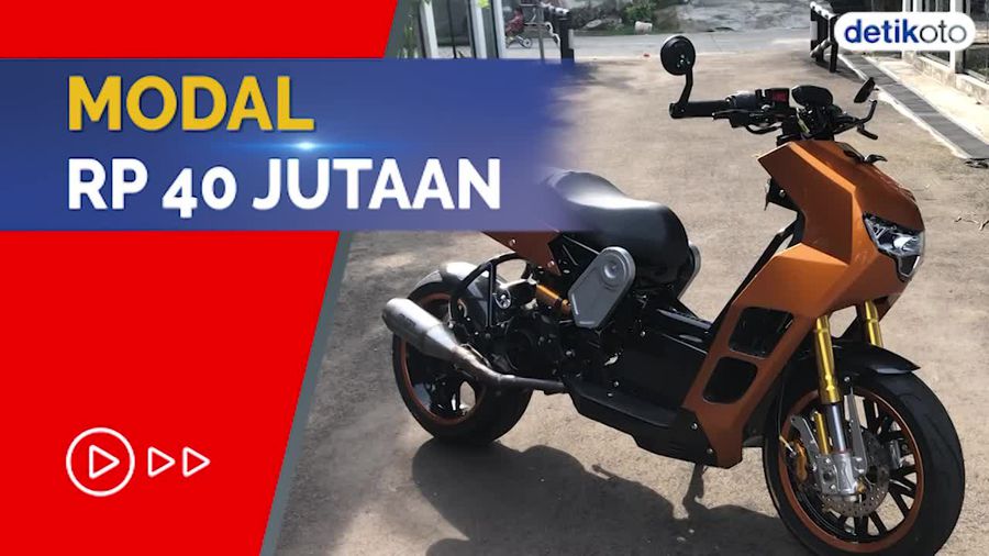 Modifikasi Yamaha Nouvo Jadi Italjet Dragster Versi Ekonomis