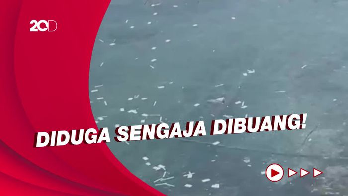 Waduh! Limbah Rapid Tes Antigen Berserakan-Cemari Selat Bali
