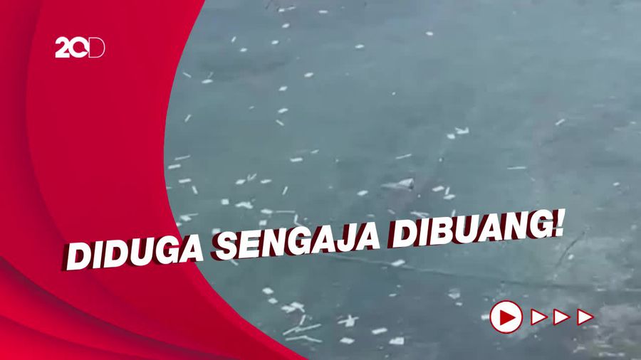 Waduh! Limbah Rapid Tes Antigen Berserakan-Cemari Selat Bali