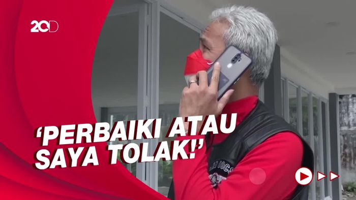 Momen Ganjar Ngamuk, Tembok SMAN Tawangmangu Jebol Ditendang