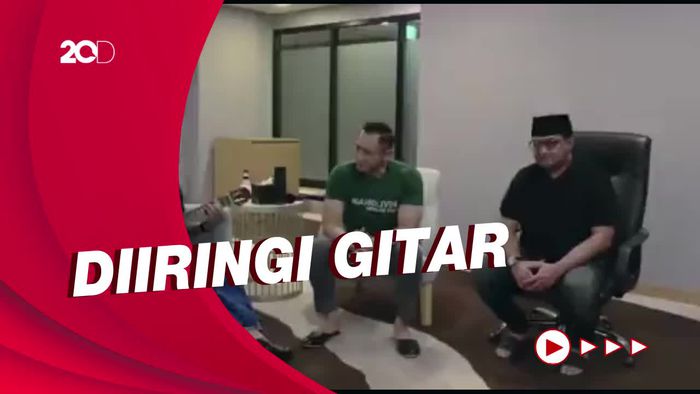 Momen AHY Nyanyi Mars Nahdlatul Ulama Yaa Lal Wathon